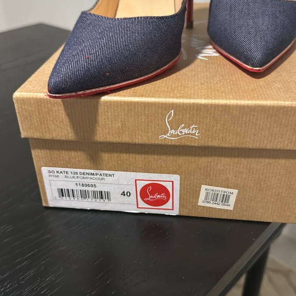 Christian Louboutin So Kate 120 Denim/patent - Picture 5 of 5